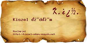 Kiszel Ádám névjegykártya